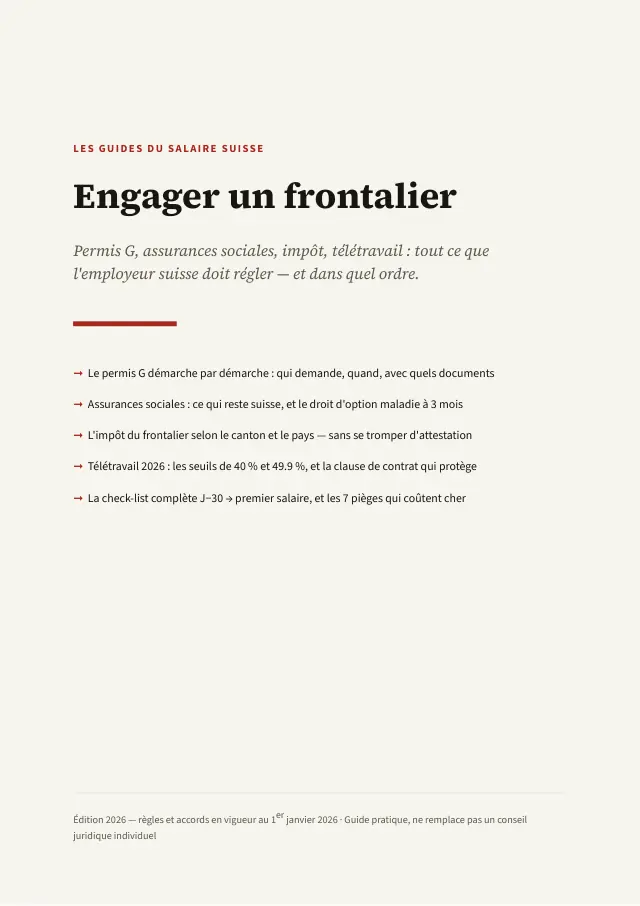 Couverture — Engager un frontalier
